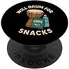 Drumming Community Beat Wanderer Circle Drum Circle Musica spirituale Rhythm Tribe Inclusive Drumming PopSockets PopGrip Adesivo