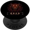 Tiger Chinese Traditional Art Streetwear Anno Della Tigre Oroscopo Cinese Astrologia Nascita Zodiaco PopSockets PopGrip Adesivo