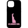 US States United States USA Country Amer Custodia per iPhone 15 Delaware Girl USA America Stato