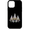 Cool 3 Hip Hop Trio Street Gold Chain Fu Custodia per iPhone 12 mini Goldfish Koi Rap Old School Retro Streetwear anni '80 '90 Tre