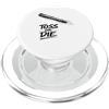 Lancio del registro dei giochi delle Hig Toss Or Die Lord Guerriero scozzese che lancia il registro PopSockets PopGrip per MagSafe