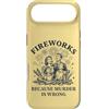 Retro Humor Apparel Custodia per iPhone Air Fuochi d'artificio perché l'omicidio è sbagliato Famiglia retrò