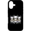 Cool 3 Hip Hop Trio Street Gold Chain Fu Custodia per iPhone 17 Axolotl Rap Old School Retro Streetwear anni '80 '90 Tre