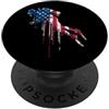 Paint Dripping Patriotic 4th of July US Immersioni subacquee Bandiera americana USA Drip Graffiti PopSockets PopGrip Adesivo