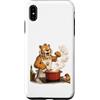 Timowo Studio Custodia per iPhone XS Max Tigre Dai Denti A Sciabola In Cucina