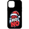Winter Beard Fashion Custodia per iPhone 12 mini Ho Ho No Divertente Design Natalizio con Cappello Santa