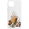 Caffeine Latte Lover Gifts Custodia per iPhone 14 Plus Chai Tea Latte Cafe Coffee Lover Spice