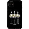 Cool 3 Hip Hop Trio Street Gold Chain Fu Custodia per iPhone 11 Flamingo Rap Old School Retro Streetwear 80s 90s Tre