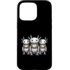 Cool 3 Hip Hop Trio Street Gold Chain Fu Custodia per iPhone 15 Pro Max Axolotl Rap Old School Retro Streetwear anni '80 '90 Tre