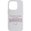 Granddaughter Girl Dad Humor Tees Custodia per iPhone 14 Pro Ho usato per essere in carica poi ho avuto una nipote Tee 2