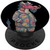 Dragon Pajama Outfit Divertente drago cinese in pigiama costume per ragazzi e ragazze PopSockets PopGrip Adesivo