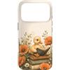 Duckling Book Garden Custodia per iPhone 17 Pro Anatroccolo Lettura Libri Floral Cottagecore Book Lover