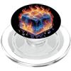 Cool Ice Outfit Cubo freddo con ghiaccio e fuoco costume per un look fresco PopSockets PopGrip per MagSafe