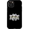 Cool 3 Hip Hop Trio Street Gold Chain Fu Custodia per iPhone 11 Pro Axolotl Rap Old School Retro Streetwear anni '80 '90 Tre