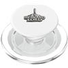 Lancio del registro dei giochi delle Hig Highland Lord Guerriero scozzese che lancia il registro PopSockets PopGrip per MagSafe