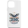 Freedom USA Birds Co Custodia per iPhone 13 Pro Max 250 anni di libertà 1776 2026 Eagle 4 luglio Design