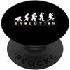 Designer Evolution Sports Pro Divertente ping-pong, evoluzione del giocatore di ping pong PopSockets PopGrip Adesivo