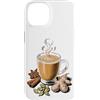 Caffeine Latte Lover Gifts Custodia per iPhone 14 Chai Tea Latte Cafe Coffee Lover Spice