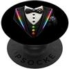PC, Console game convention Level Up For Videogioco divertente dello smoking del giocatore, grafica umoristica di gioco di eSport PopSockets PopGrip Adesivo