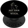 Forest Witch Pagan Mythology Gothic Folk Baba Yaga Witchcore Folklore Slavo Sguardo Femminile Scuro PopSockets PopGrip Adesivo