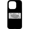 ROMYLP Roman Numerals Years License Plat Custodia per iPhone 15 Pro 2023 anno retrò divertente compleanno 3 anni