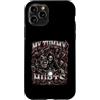Bootleg Meme Graphics Custodia per iPhone 11 Pro La mia pancia fa male duro scheletro Meme Bootleg
