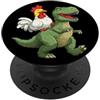 Dinosaur Chicken Outfit Felice Pollo con Amicizia Costume Dinosauro PopSockets PopGrip Adesivo