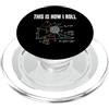 Physics Science Humor Quantum Mechanics Questo è il modo in cui lancio formula fisica Insegnante di scienze Matematica Nerd PopSockets PopGrip per MagSafe