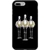 Cool 3 Hip Hop Trio Street Gold Chain Fu Custodia per iPhone 7 Plus/8 Plus Flamingo Rap Old School Retro Streetwear 80s 90s Tre