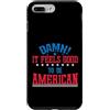 USA United States America stars and stri Custodia per iPhone 7 Plus/8 Plus USA È bello essere americani