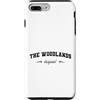 The Woodlands Original Vintage Retro Pri Custodia per iPhone 7 Plus/8 Plus Nome originale The Woodlands Retro Hometown The Woodlands