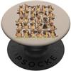 Dogstars - Dogs Carino divertente cane pastore amore cani festeggiare festa PopSockets PopGrip Adesivo