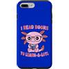 Kawaii Triangle Custodia per iPhone 7 Plus/8 Plus Cute Sea Creature Lettura Libro Learn-A-Lotl Pun Reader