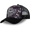 Von Dutch Berretto uomo e donna Bandana, berretto Trucker regolabile con snapback, nero taglia TU