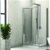 KAMALU Cabina doccia angolare 70x90 apertura porta 70cm a libro modello KM4000S
