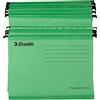 Esselte The Classic Collection, 25 pezzi Cartelle sospese rinforzate A4 per cassetti 330-V fondo 3cm, per organizzare documenti, con etichette e portaetichette, in Carta Riciclata 100%, Verde, 90318