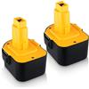 VANTTECH 3.0ah DC9071 Ni-MH - Batteria di ricambio per Dewalt DE9074 DW9072 DW9071 DE9071 DE9072 DE9075 DE9501 DC9072 152250-27 397745-01 (confezione da 2)