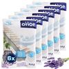 orion group Orion - Deumidificatore granulato, 450 g x 6 ricariche, assorbitore di umidità, cloruro di calcio, deumidificatore universale, con profumo contro l'umidità
