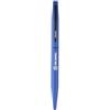 Colourbook SSC Napoli - Penna a Sfera in Metallo Azzurro, Fusto con Rotazione Doppia Testa e Fermaglio Elastico, Tratto 1mm, Custodia Regalo Inclusa