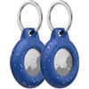Belkin Custodia protettiva impermeabile per Apple AirTag con portachiavi, resistente ai graffi, portachiavi protettivo per chiavi, animali domestici, bagagli, zaini e molto altro ancora, colore blu