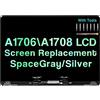 XIMIELEC Schermo di ricambio per MacBook Pro 13.3 A1706 A1708 fine 2016 metà 2017 Retina LCD Display Assembly Kit EMC 3071 EMC 3163 EMC 2978 EMC 3164 (grigio spaziale)