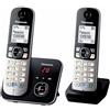 Panasonic KX-TG6822 - Telefono inalambrico (DECT, 2 unidades), Francia