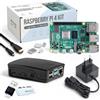 Does not apply Raspberry Pi 4 4 GB Starter Kit | Edizione Nera Da 64 GB | Alimentatore Da 15 W
