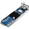 QNAP QXG-ES10G1T Modulo Di Espansione PCIe 3.0 x4 10 Gigabit Ethernet Blu