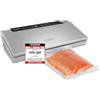 CASO GourmetVAC 380 - Macchina per sottovuoto, doppia saldatura, pompa a pistone (15 l/min) e motore potente, forza sottovuoto regolabile e tempo di saldatura, con 10 sacchetti da 20 x 30 cm