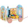 goki- Casa/Carrello delle Bambole, Multicolore, ca. 34,3 × 22,8 × 28,4 cm
