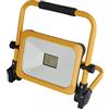 EMOS Faretto LED a batteria, 30 W, impermeabile, portatile, con base e maniglia, 3 modalità di luce con luminosità max. 3000 lm, 6500 K, ricaricabile 10000 mAh, classe di protezione IP54
