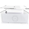 CUHIOY Supporto per router Starlink, supporto da parete in acrilico trasparente per router e alimentatore Starlink Gen 3, facile da installare, con spazio per cavi, accessorio per camper, camper,