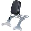 XINQQDC Supporto per lo schienale Portapacchi per schienale passeggero per moto, adatto per Honda Shadow ACE VT400 VT750 VT 400 VT 750 C2 RC44 1997-2003 Cuscino Schienale Portabagagli
