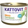 Kattovit Feline Diet Thyroid con Pollo - 12 x 185 g